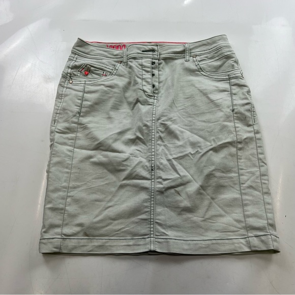 cecil women’s gray pencil denim skirt 28 L67-3 - Picture 2 of 5